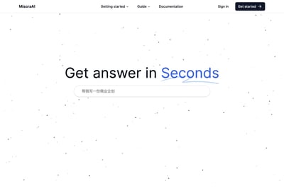 米索拉 AI preview